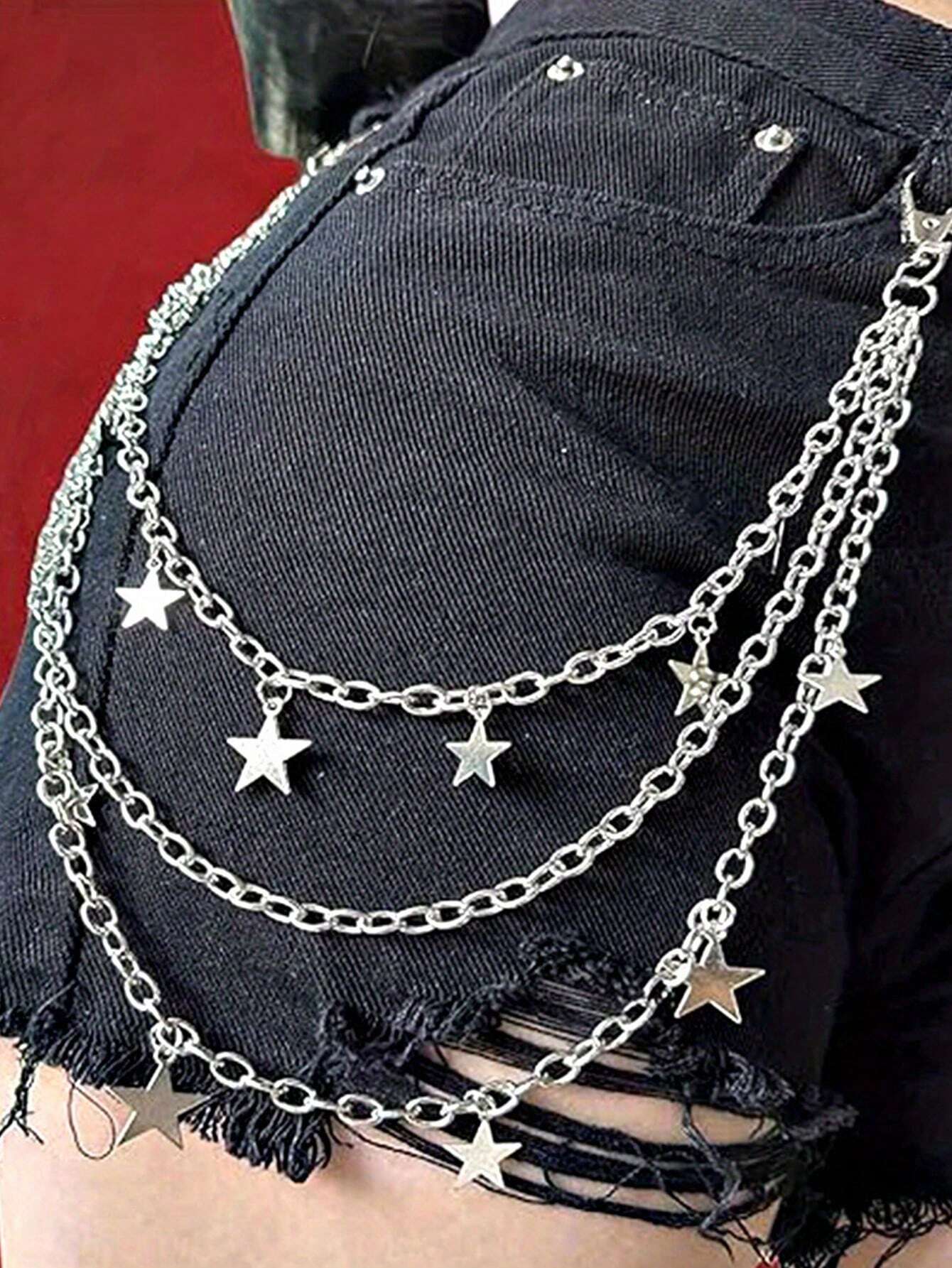 1 pièce Pendentif étoile punk hip-hop