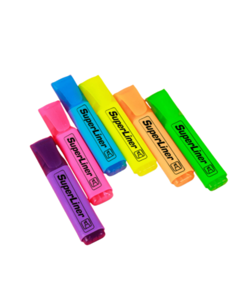 Colorful fluorescent highlighter