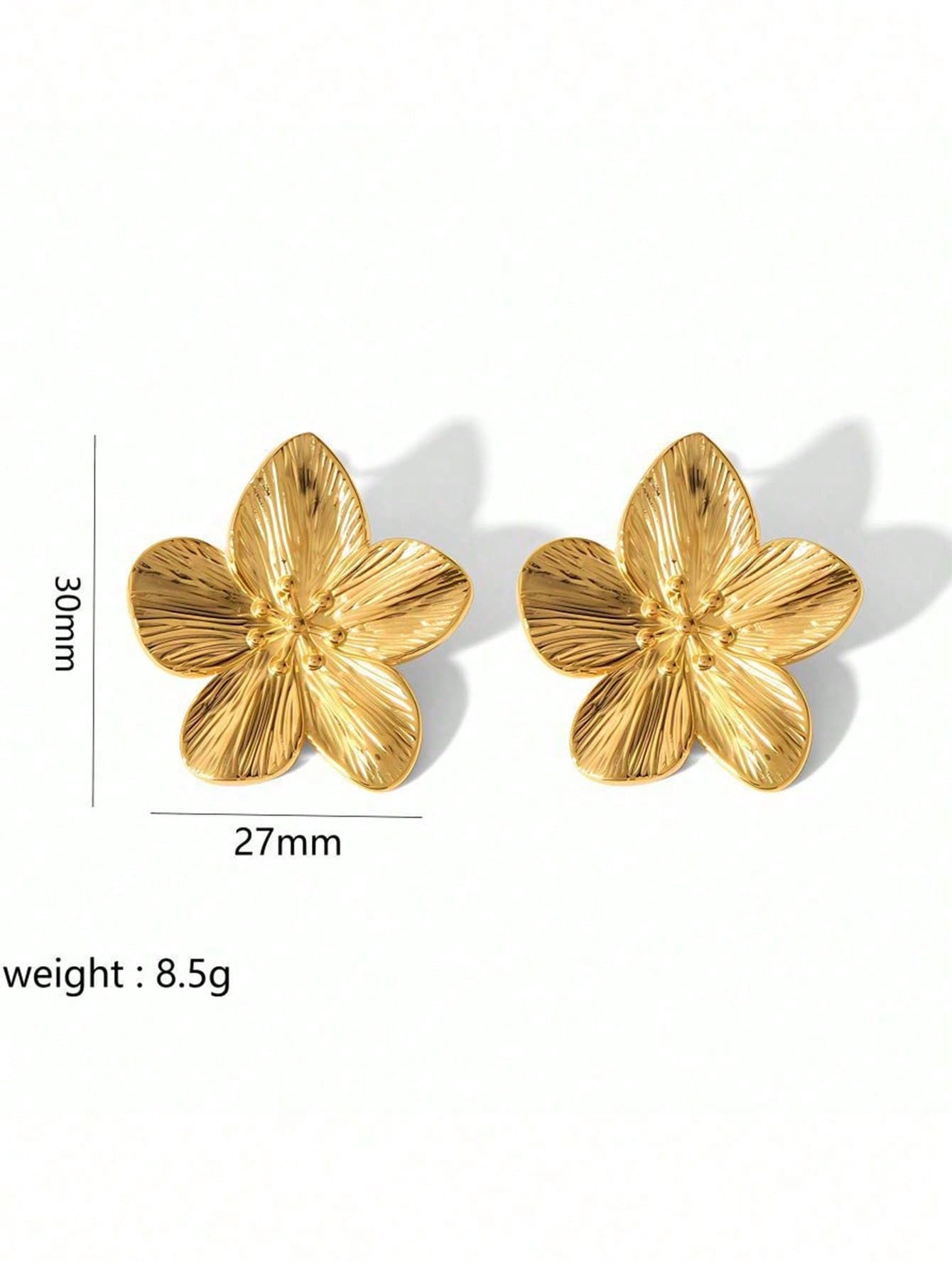 3 boucles d'oreilles et bagues