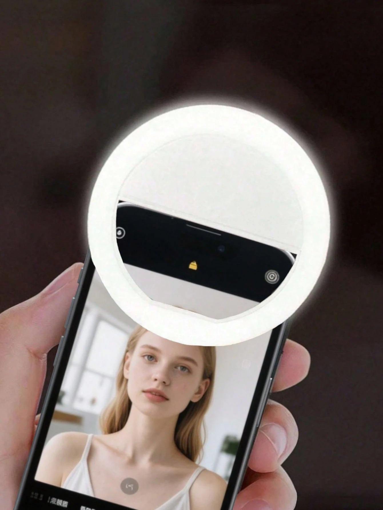 LED rechargeable par USB pour selfie