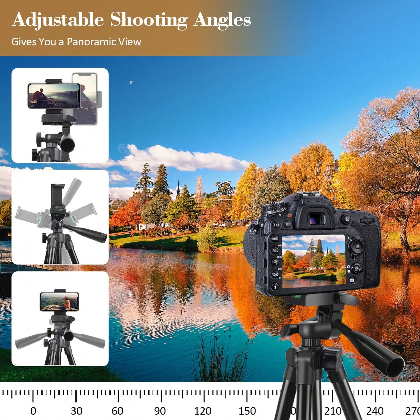 Trépied robuste et résistant.